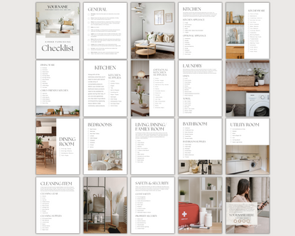 Airbnb Furnishing Checklist - Peaceful Design Style