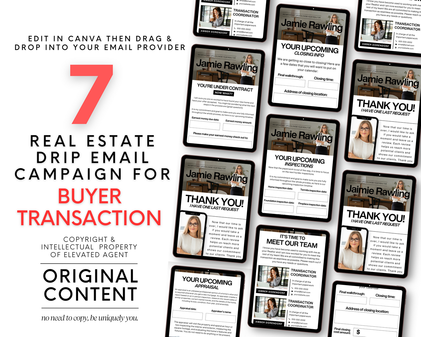 Under Contract Email Drip Campaign - Classic Design Style