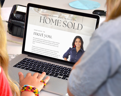 Home Seller Landing Page - Peaceful Design Style