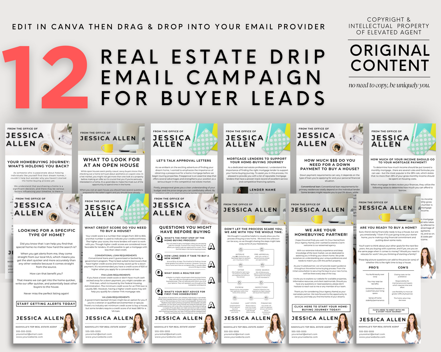 Buyer Email Drip Campaign - Real Estate Email Templates