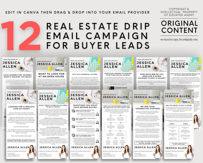 Buyer Email Drip Campaign - Real Estate Email Templates