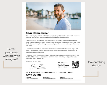 Home Buyer Letter Template - Modern Brand Style