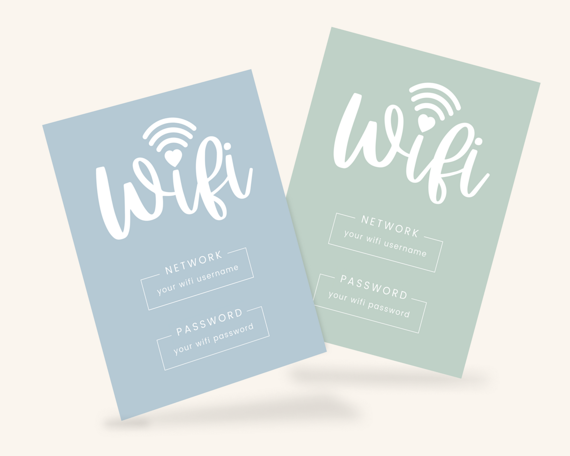 Real Estate Template – Airbnb Wifi Sign