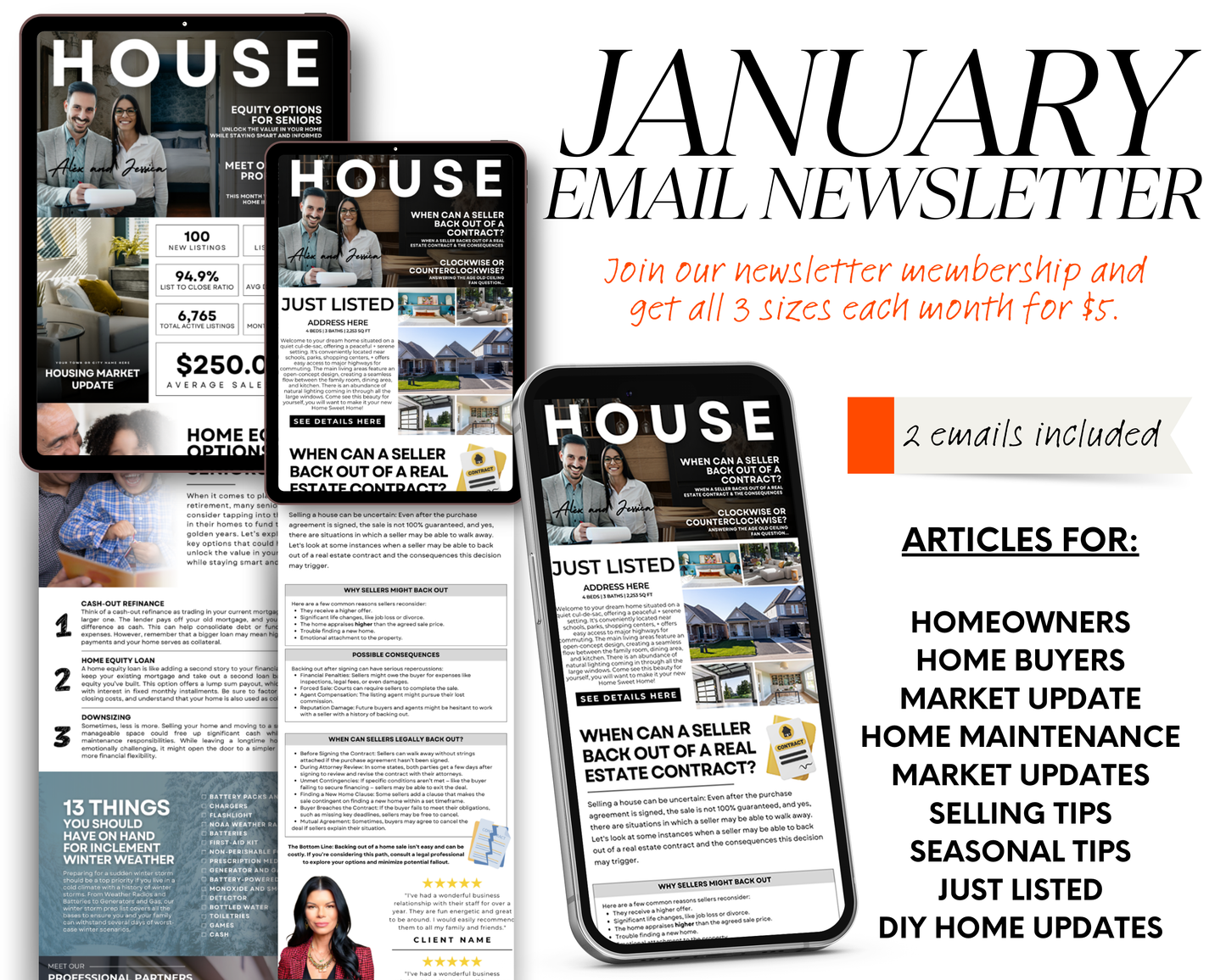 January 2025 Email Newsletter