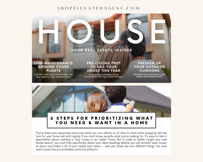 June Email Newsletter Template, June 2023 Email Real Estate Newsletter, Newsletters for Real Estate, Summer Newsletter, Farming Newsletters