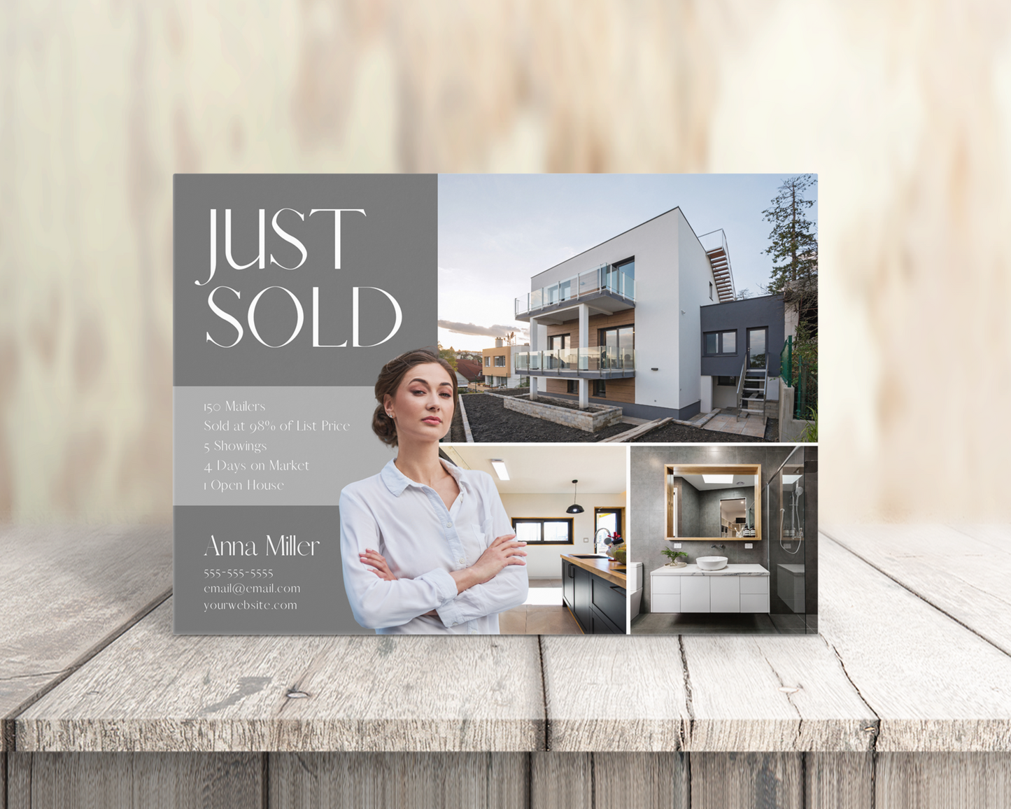 Real Estate Template – Just Sold Postcard