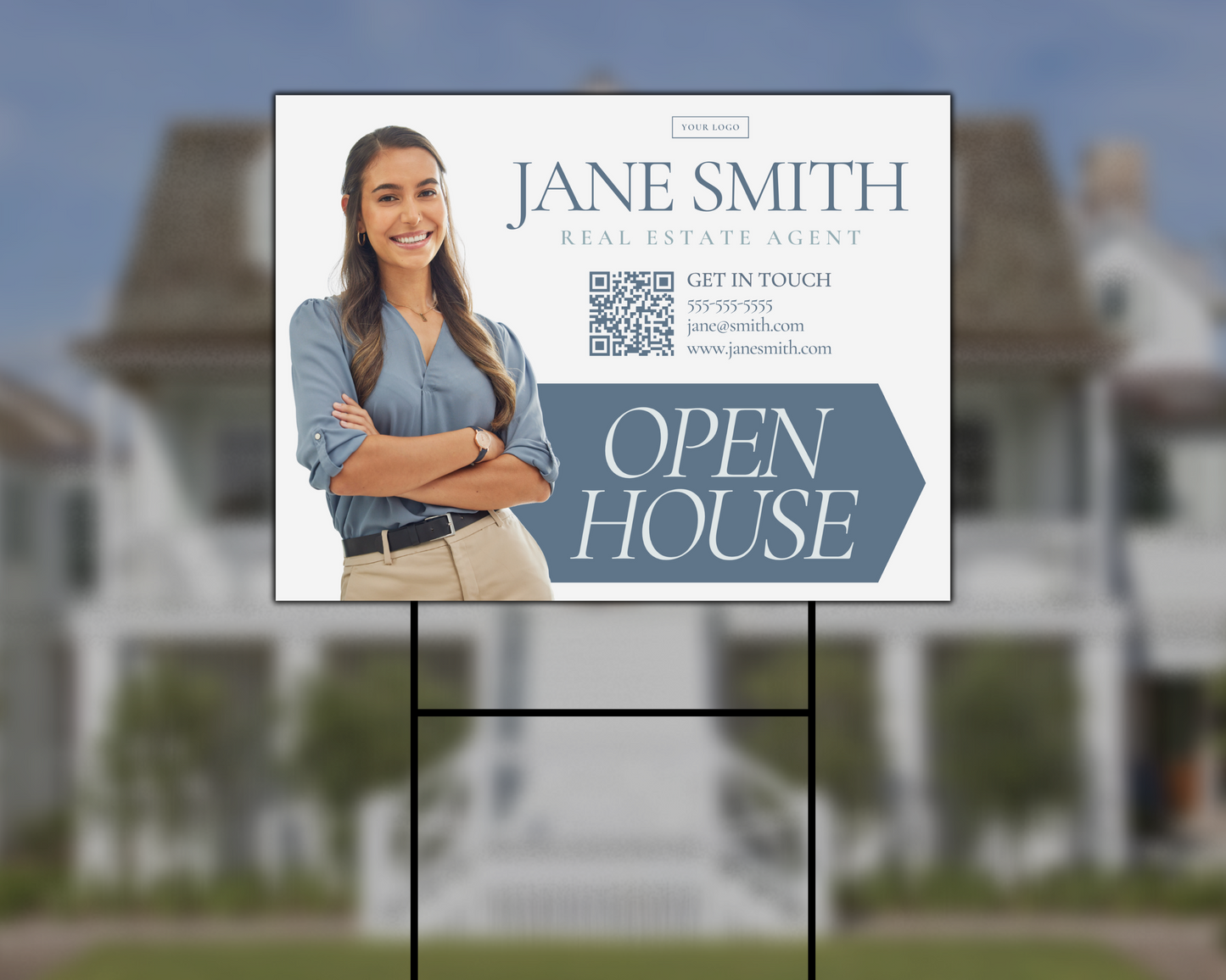 Open House Yard Sign 4