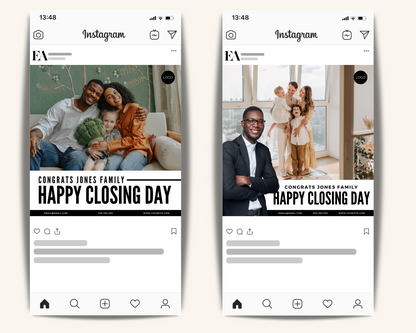 Real Estate Template – Closing Day Social Post