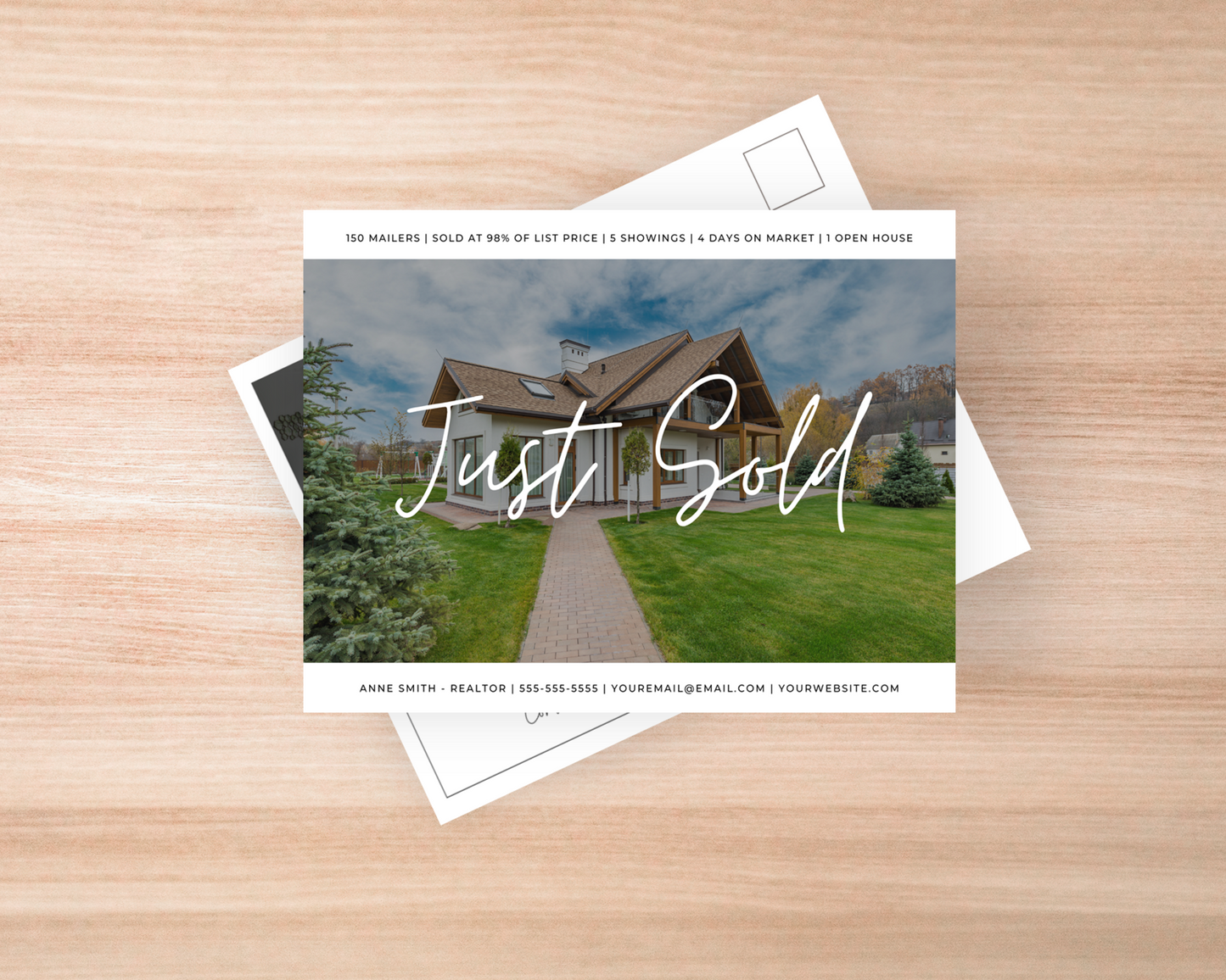 Real Estate Template – Just Sold Postcard