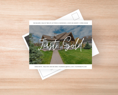 Real Estate Template – Just Sold Postcard