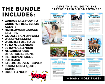 Garage Sale Bundle 2 - Real Estate Template
