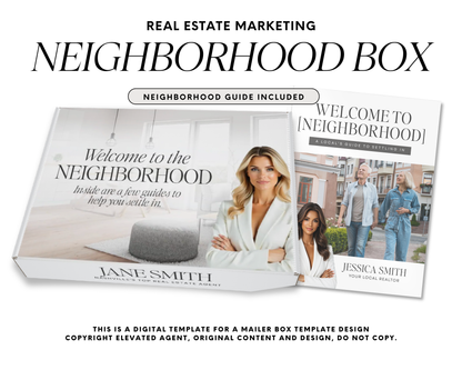 Welcome To The Neighborhood Box Template with Neighborhood Guide