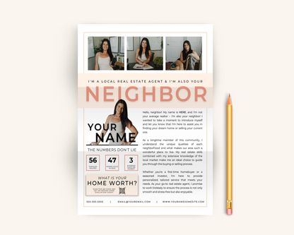 Real Estate Template – I'm Your Neighbor Letter