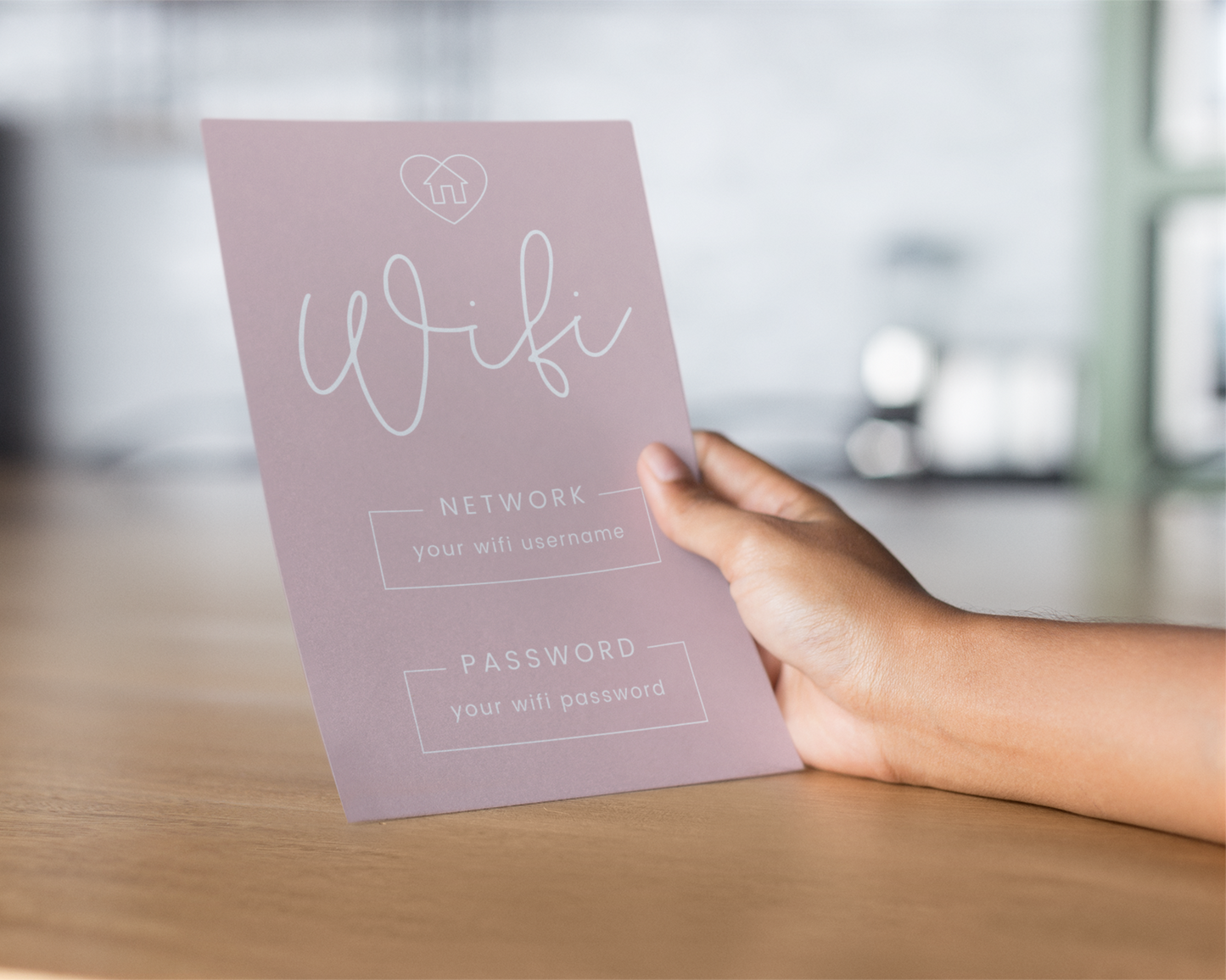 Real Estate Template – Airbnb Wifi Sign