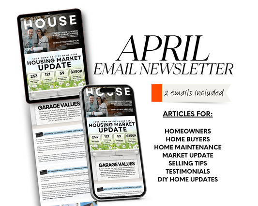 April Email Newsletter - Real Estate Template