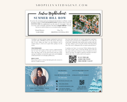 January Newsletter Template for Email Real Estate Template for Email Newsletter Real Estate Newsletter Template for Realtors Real Estate Email Newsletter Template 