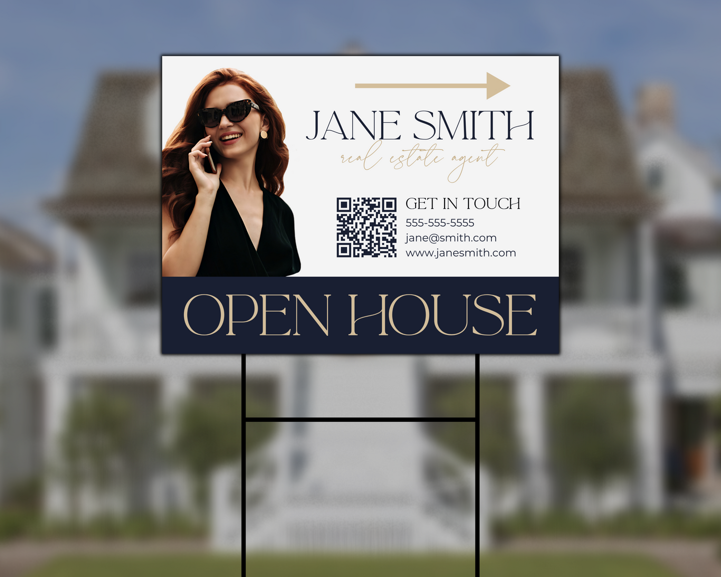 Open House Yard Sign 3