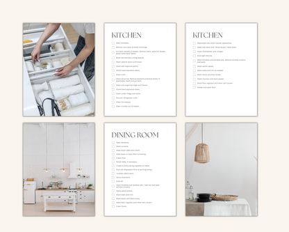 Spring Cleaning Checklist - Peaceful Brand Style