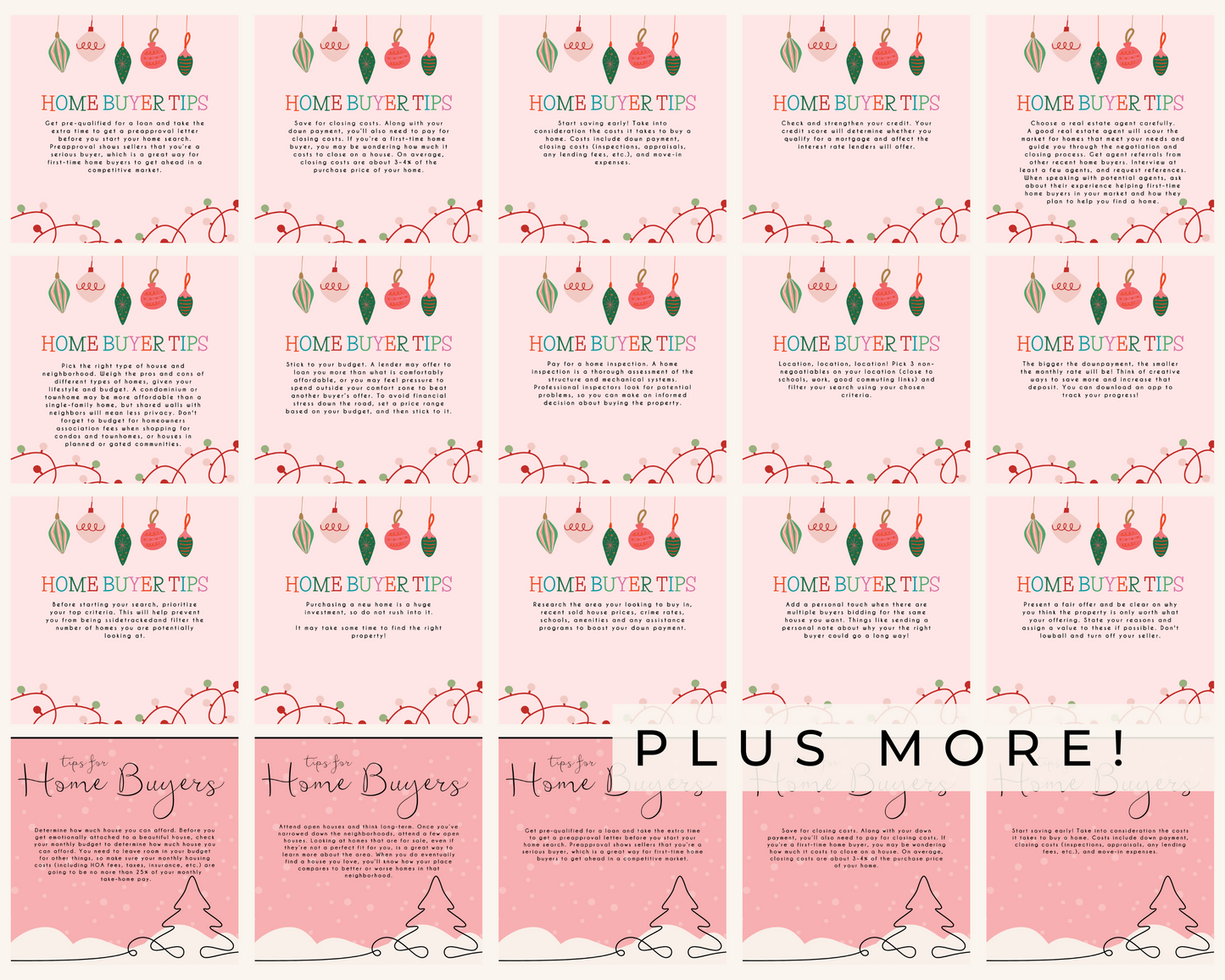 Buyer and Seller Tips - Pink Holiday Edition