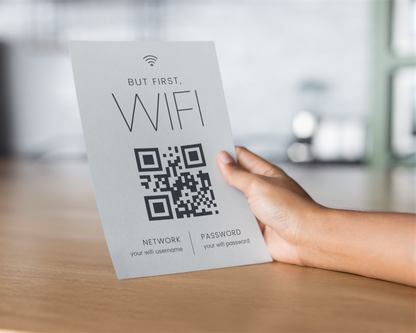 Real Estate Template – Airbnb Wifi Sign