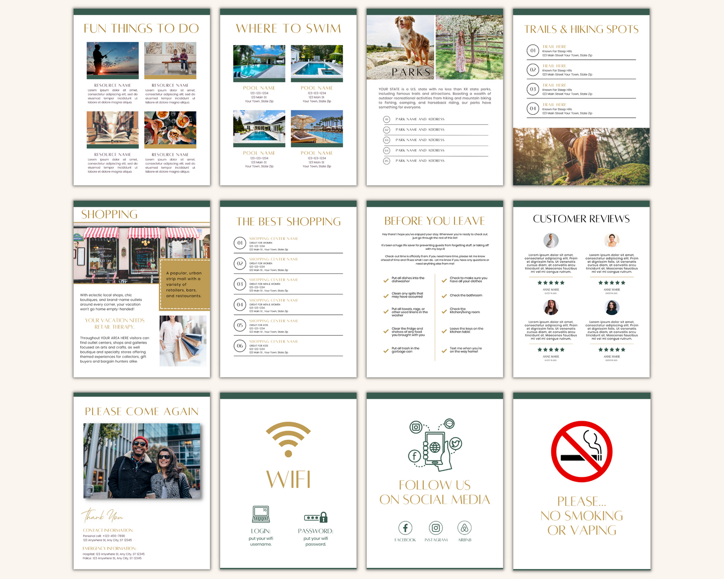 Real Estate Template – Exclusive Airbnb Book 3