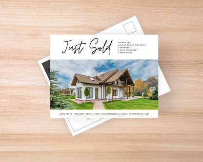 Real Estate Template – Just Sold Postcard