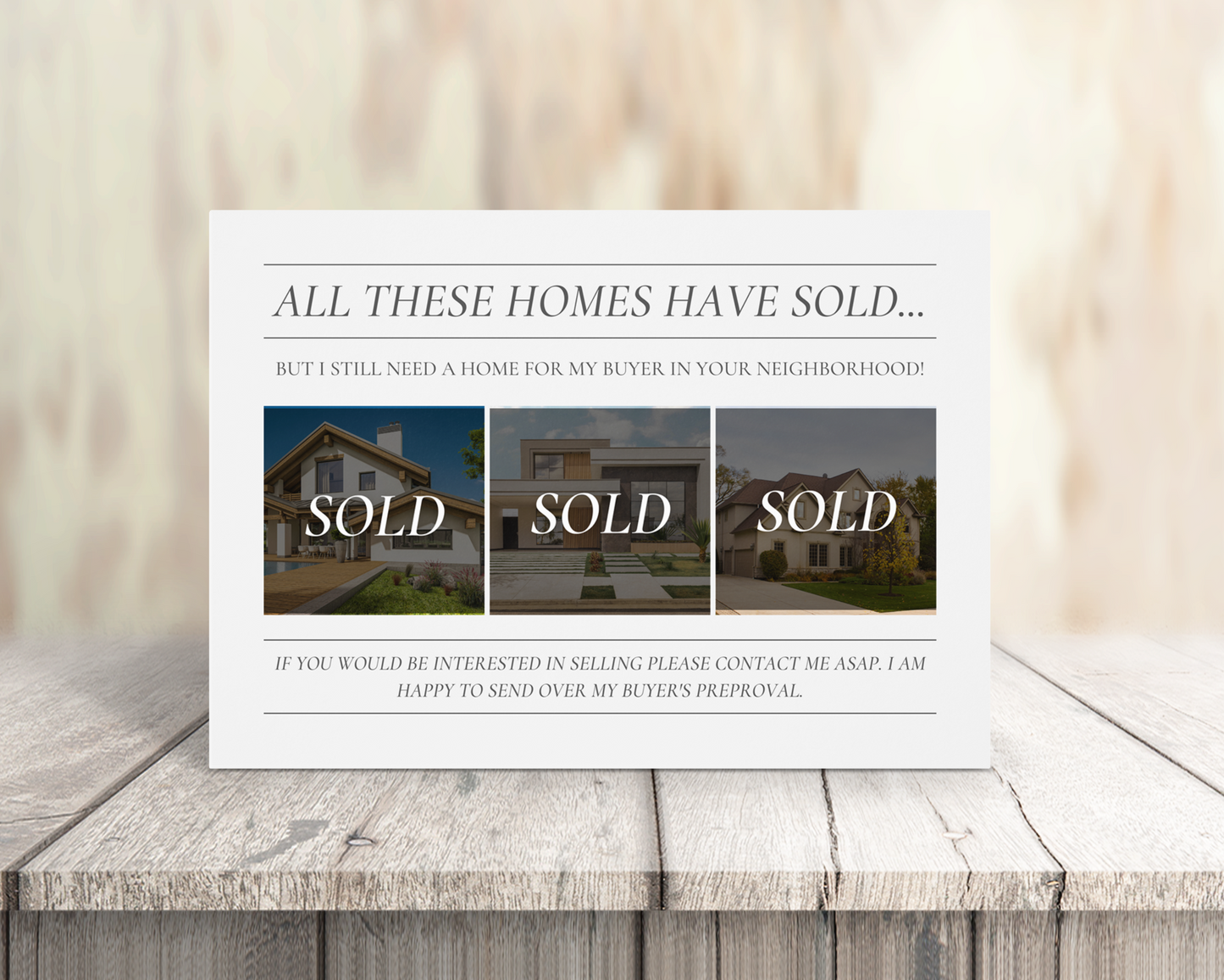 Real Estate Template – Farming Postcard for Sellers