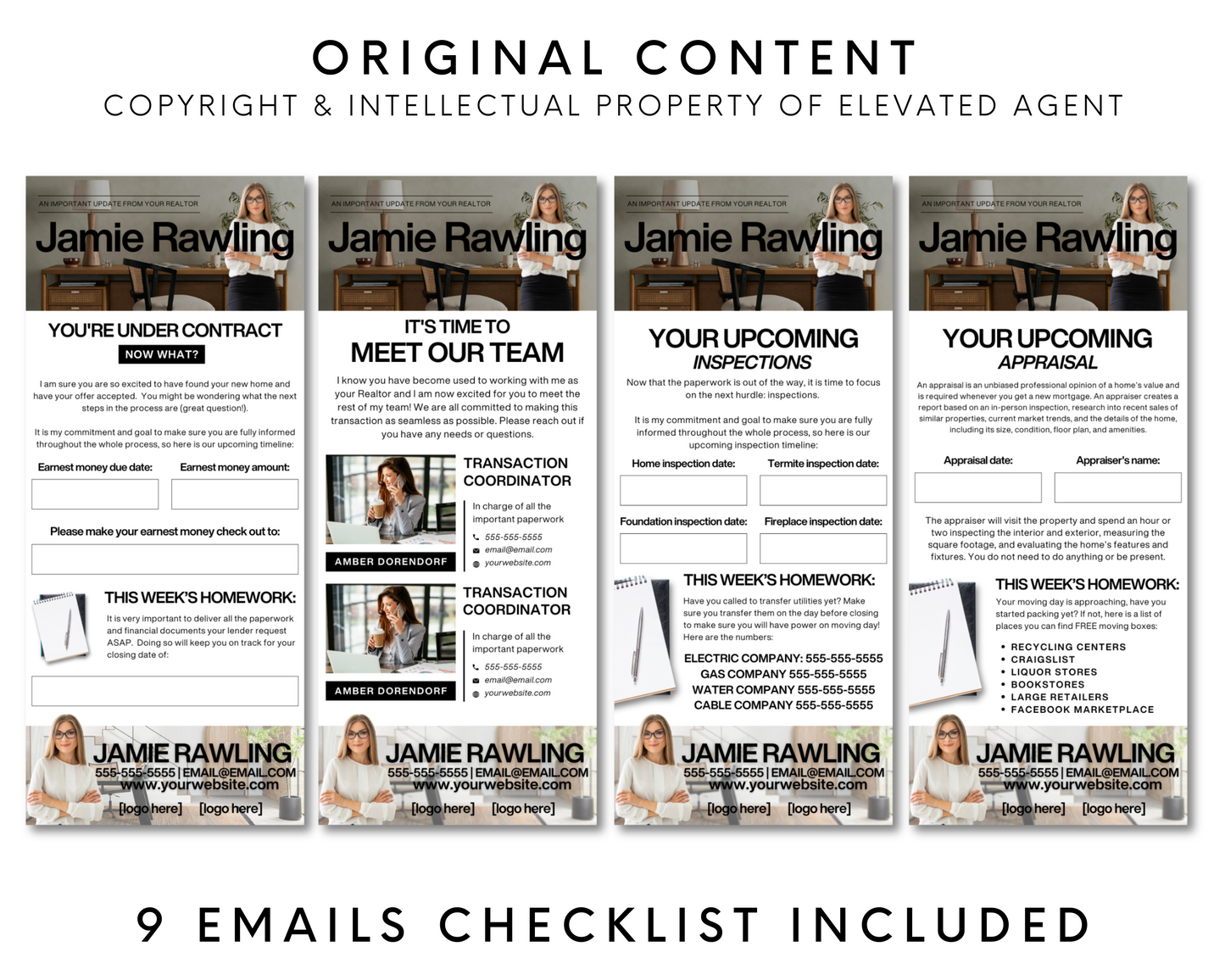 Under Contract Email Drip Campaign - Classic Design Style