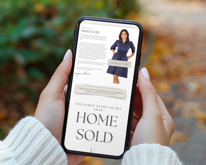 Home Seller Landing Page - Peaceful Design Style