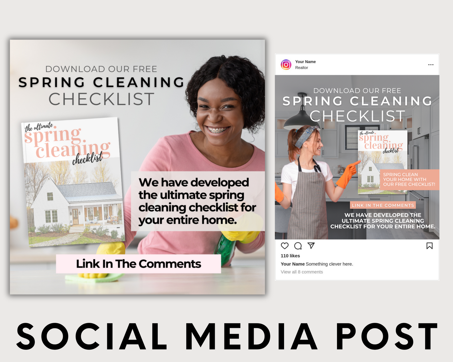 Spring Cleaning Checklist Bundle
