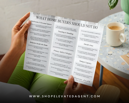 House-Hunting Etiquette Trifold Brochure