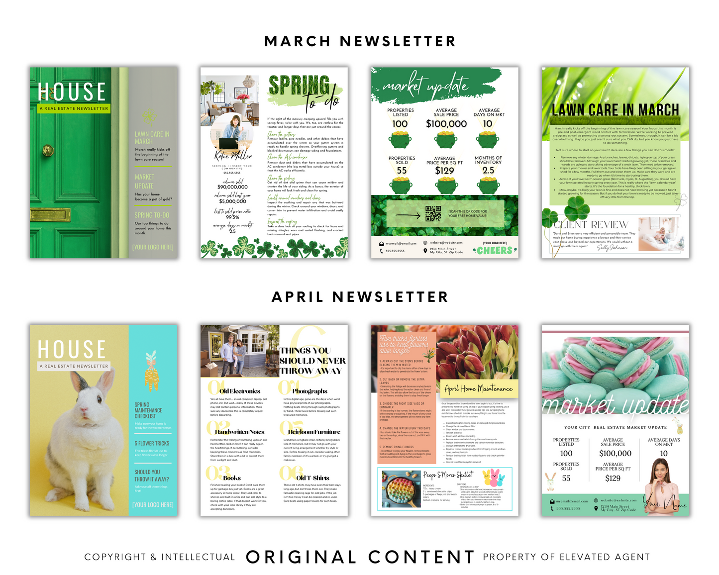 2023 Real Estate Newsletter Bundle - 8.5 x 11
