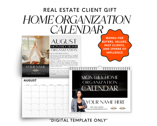 Home Organization Calendar 2