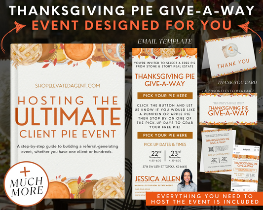 Thanksgiving Pie Give-A-Way Event Bundle 3