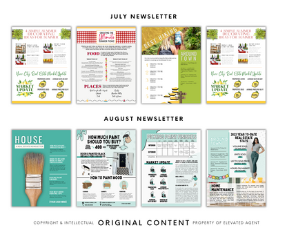 2023 Real Estate Newsletter Bundle - 8.5 x 11