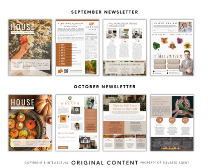 2023 Real Estate Newsletter Bundle - 8.5 x 11