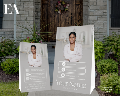 Open House A-Frame Sign 3 - Peaceful Design Style