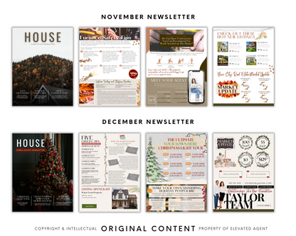 2023 Real Estate Newsletter Bundle - 8.5 x 11