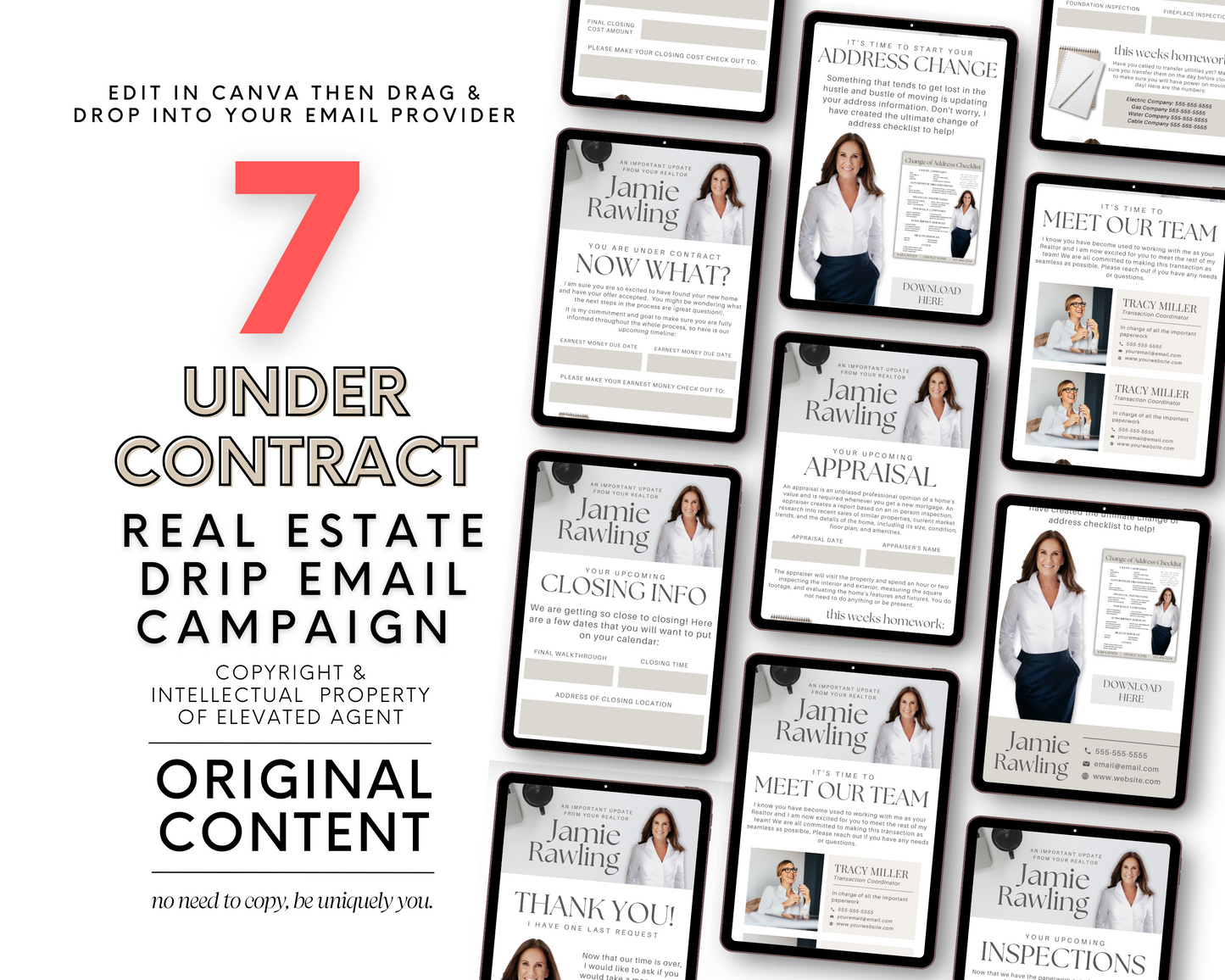 Under Contract Email Drip Peaceful Design Style