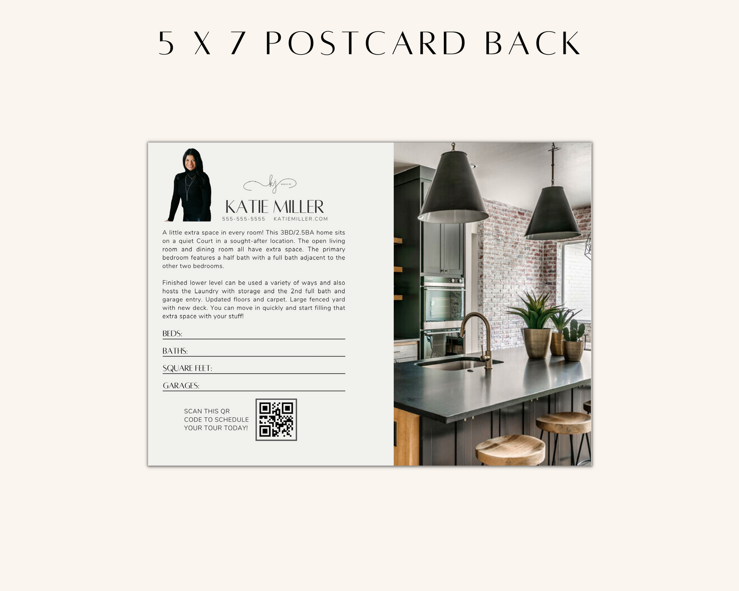 Real Estate Template – Just Listed Postcard