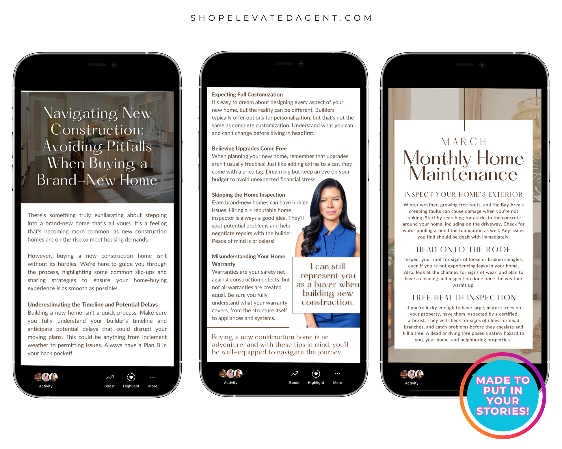 Real Estate Social Media Story, March Newsletter, Real Estate Newsletter, Real Estate Marketing, Real Estate Instagram, Newsletter Template