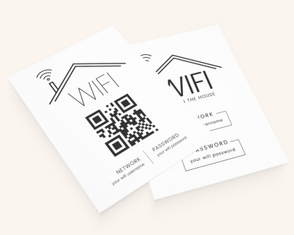 Real Estate Template – Airbnb Wifi Sign