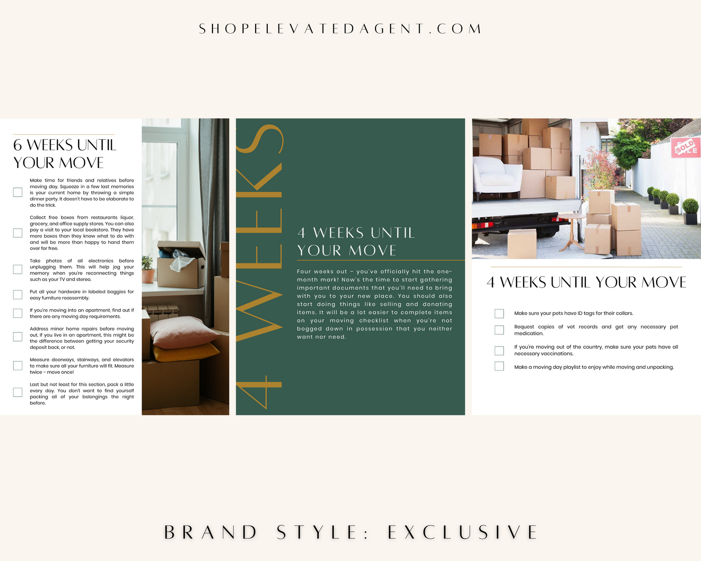 Moving Guide - Exclusive Brand Style