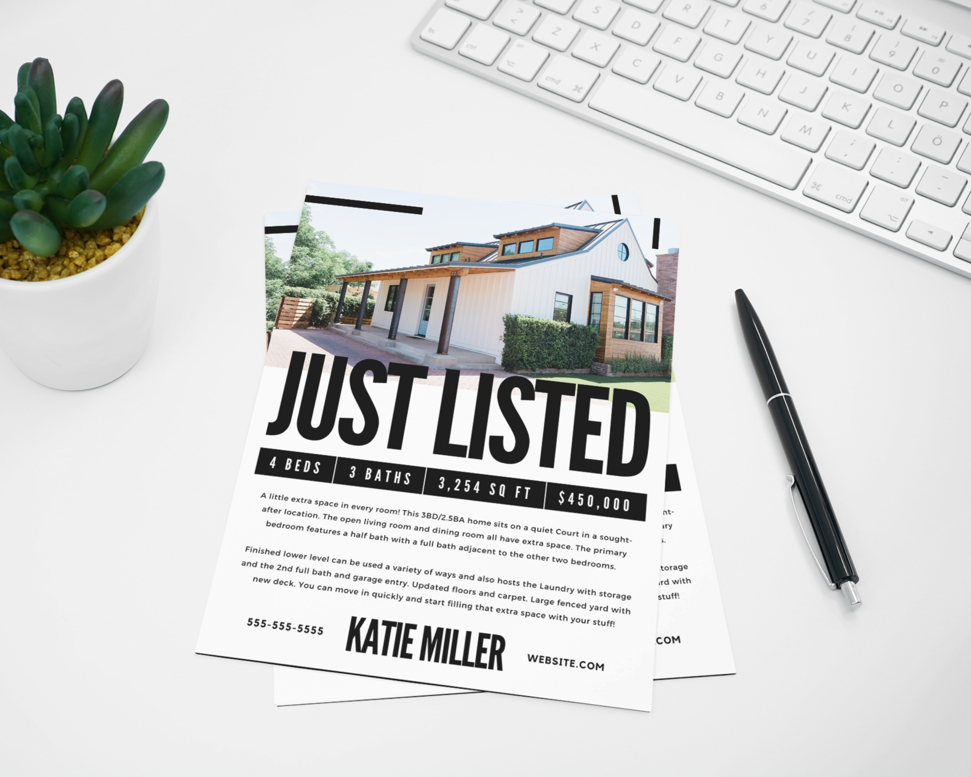 Real Estate Template – Minimal Property Flyer