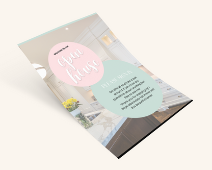 Playful Open House Welcome Sign In Set 2