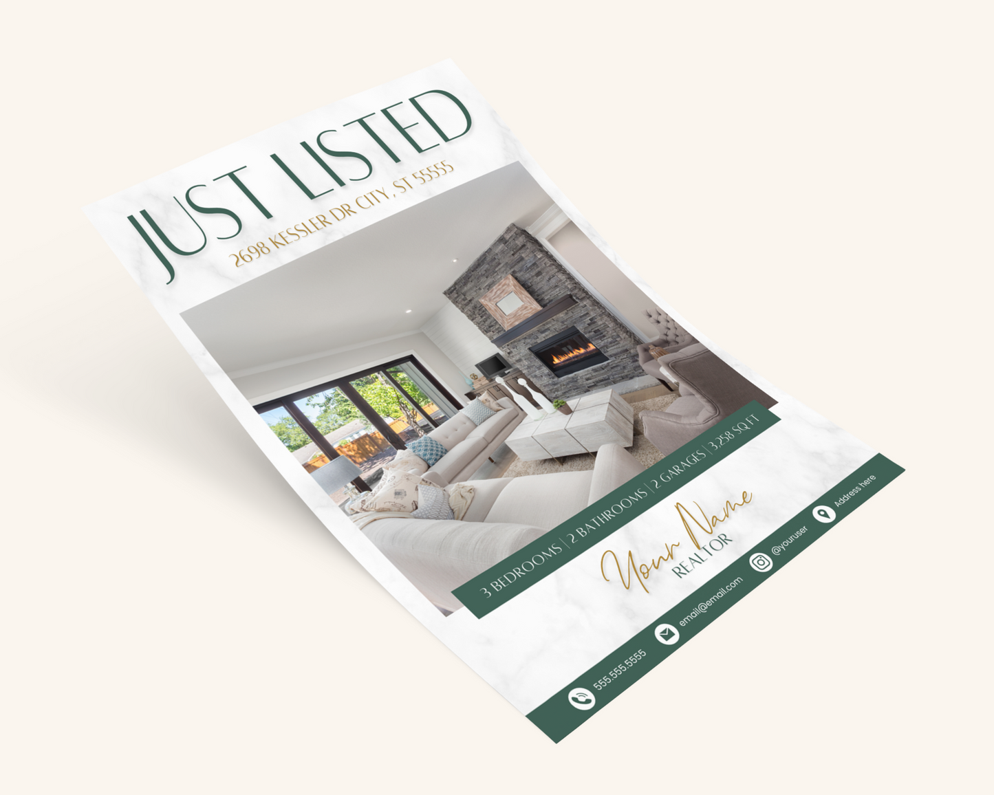 Real Estate Template – Exclusive Listing Flyer