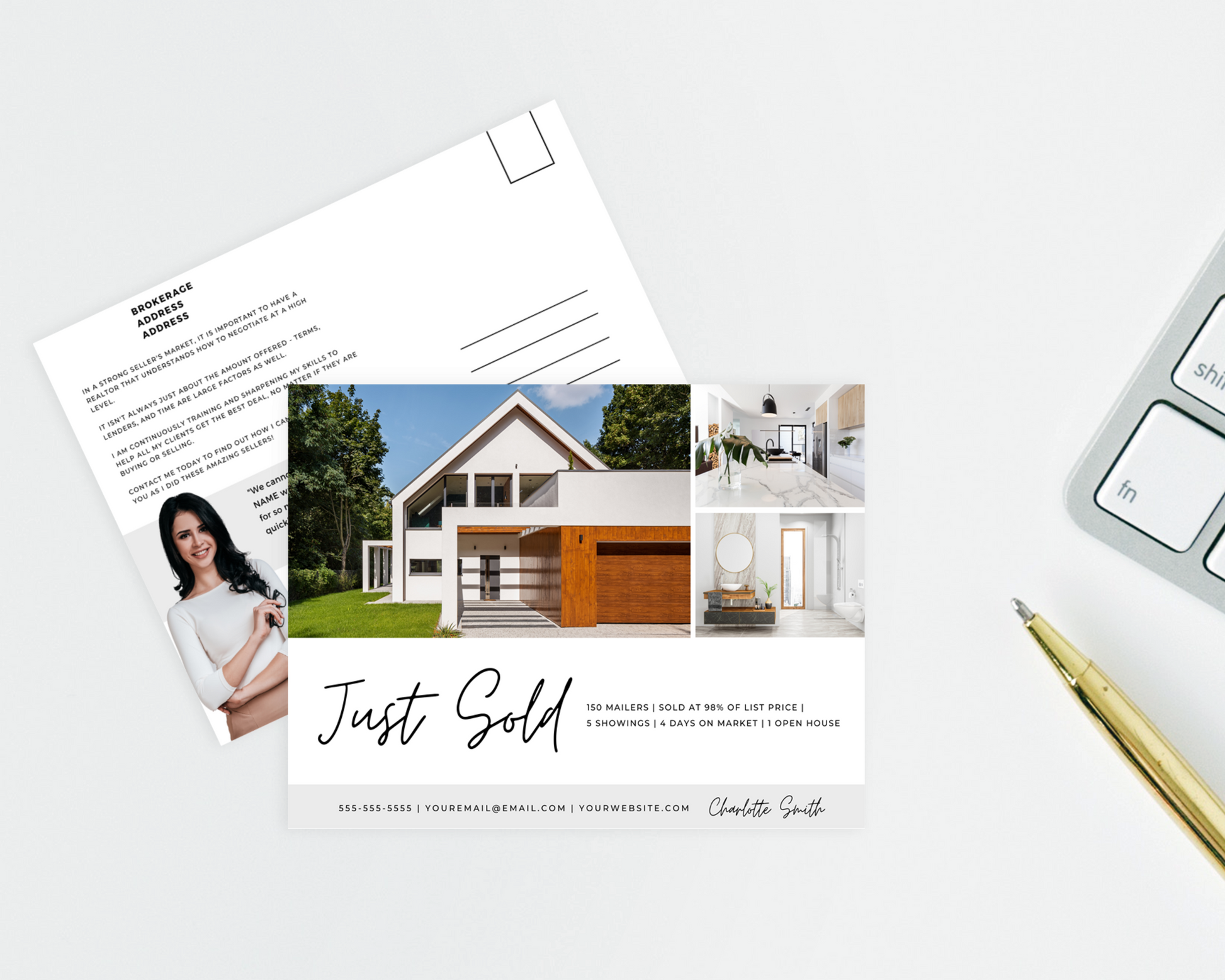 Real Estate Template – Just Sold Postcard