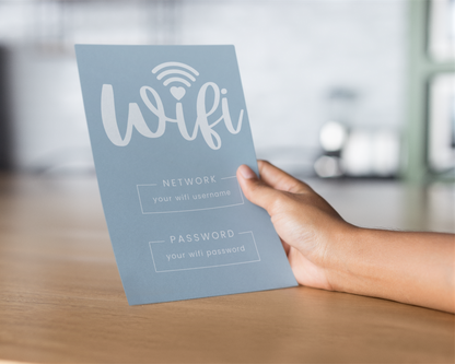 Real Estate Template – Airbnb Wifi Sign