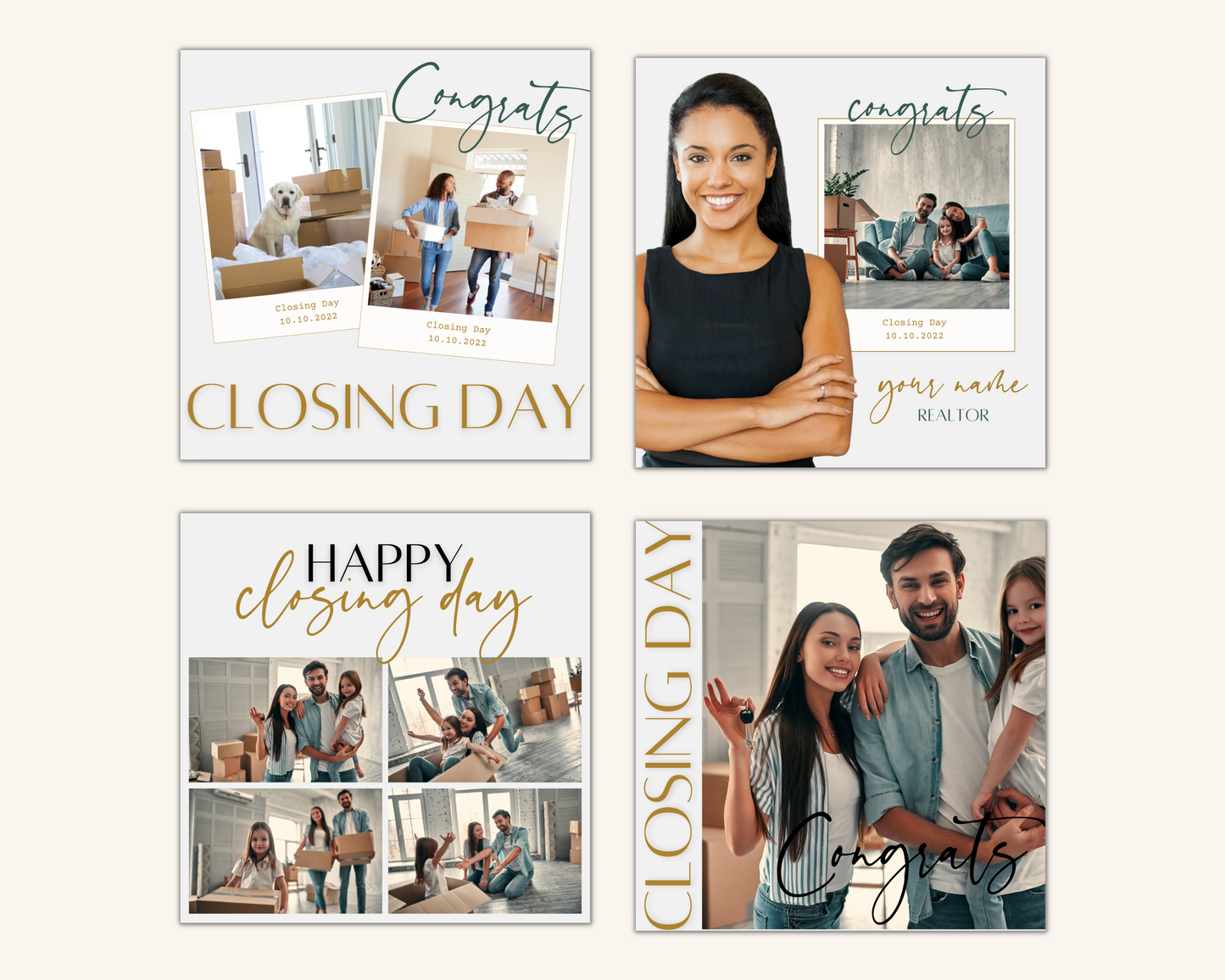 Real Estate Template – Happy Closing Day Social Media Posts