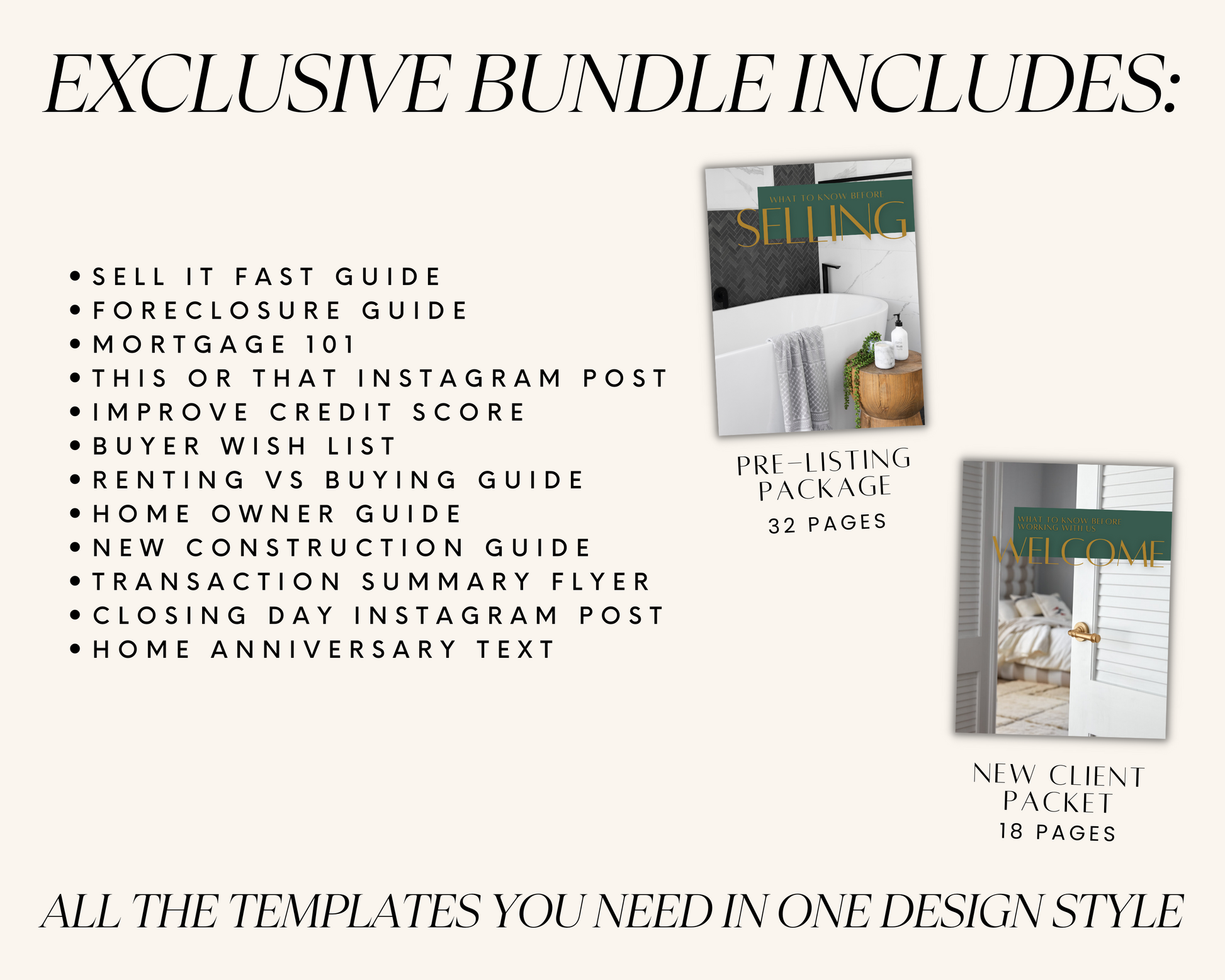 Real Estate Presentation Bundle, Real Estate Template, Seller Guide, Buyer Guide, Real Estate Marketing, Canva Template, Digital Download Real Estate Template, Real Estate Presentation Bundle, Seller Guide, Buyer Guide, Real Estate Marketing, Canva Template, Listing Presentation